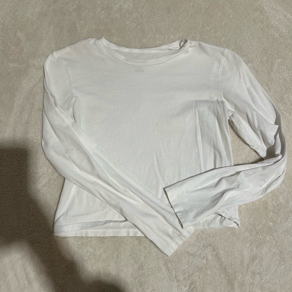 White longe sleeve.